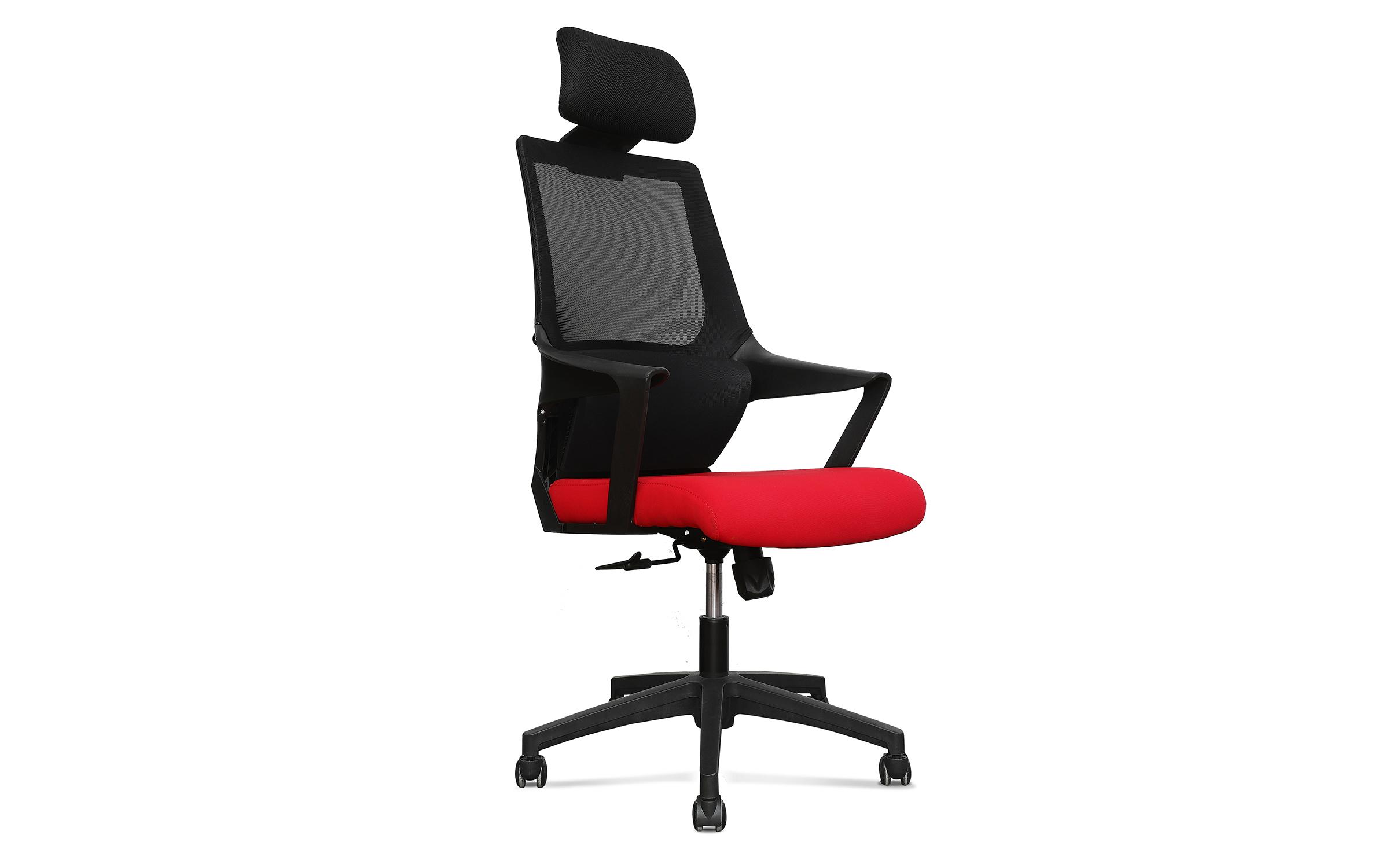 Irodai szék Kindi II, fekete + piros  1